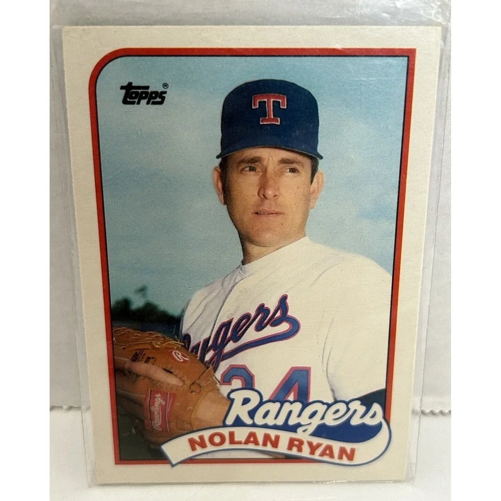 Texas Rangers‎ 1989 Topps Traded Nolan Ryan #106T Pitcher MLB